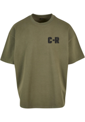 KHAKI HEAVY OVERSIZE TRIČKO