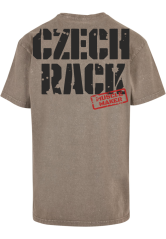 OVERSIZE WASHED DARK KHAKI TRIČKO