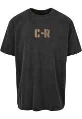 OVERSIZE WASHED BLACK TRIČKO