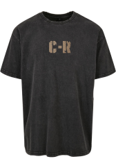 OVERSIZE WASHED BLACK TRIČKO
