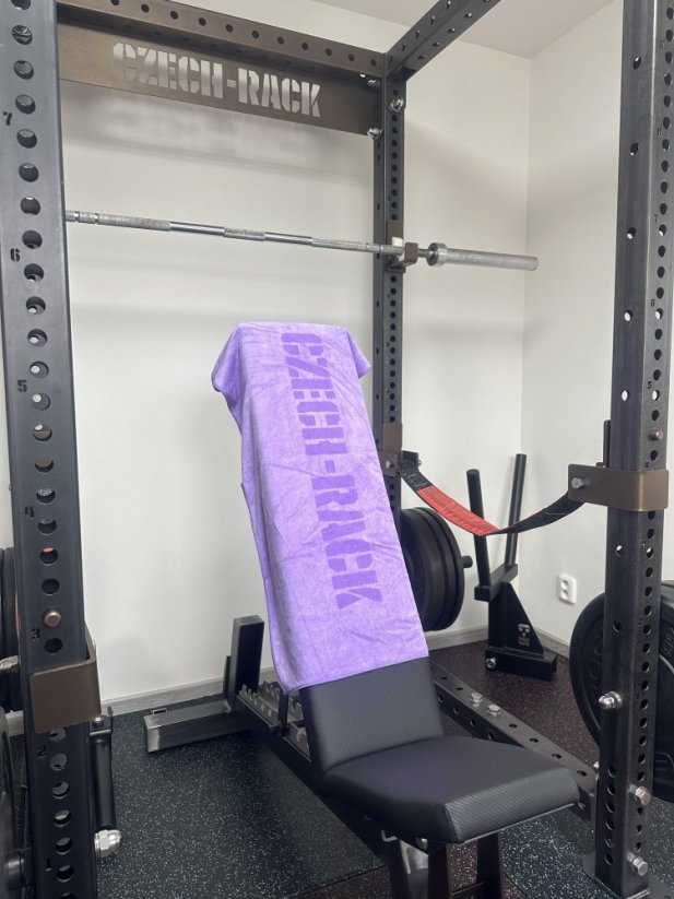 Sportovní ručník - Barva ručníku: Ručník CR Fialový