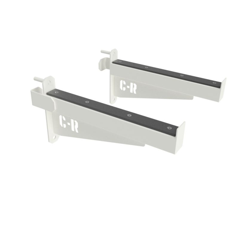 Safety Spotter RACK (bezpečnostní ramena) - Barevné varianty: BÍLÁ RAL 9003