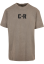 OVERSIZE WASHED DARK KHAKI TRIČKO - Velikost: L